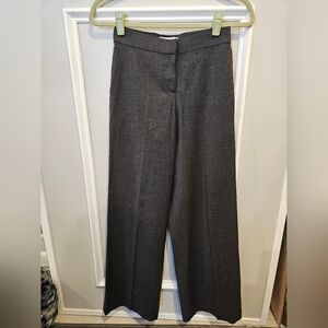 Gunex For Bergdorf Goodman Wide Leg Dark Gray Trouser Size 2